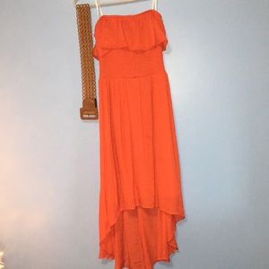 Strapless dress